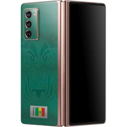 Senegal Soccer Flag Galaxy Z Fold2 5G Skin